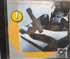 JOHN MCLAUGHLIN : MUSIC SPOKEN HERE  -  RITKA   JAZZ CD