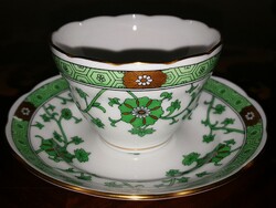 Immaculate Herend oriental cup + base