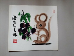 Állatok - Kisegér, kínai festmény