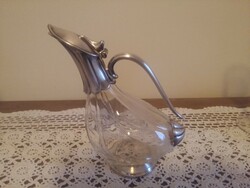 Silver-plated decanter, wine jug