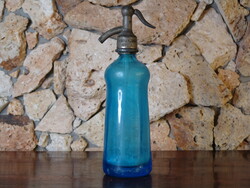 Kék színű Szinezettt szódásüveg