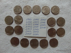 USA emlék 25 cent - 1/4 dollár 18 darab LOT !