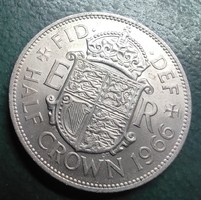 Anglia 1966. 1/2 korona