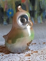 Hungária industrial artist ceramic nipp figure owl completely flawless display case condition