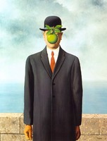 Magritte - son of man - canvas reprint