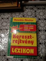Andor Kováts: crossword lexicon, negotiable