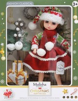 Karácsonyi Leárazás Mulisha Christmas Doll Karácsonyi ruhás baba mesés ajándék
