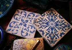 Keleti stílusú csempék (poháralátét) Marrakesh
