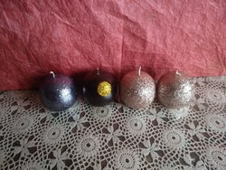 7 Cm glitter ball candle, Christmas decoration, recommend!