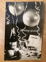 Szilveszteri /Újévi képeslap /1964