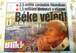 Blikk – 2005. április 9. – Tegnap temették el II. János Pált  - Béke Veled! -  2,5 millió zarándok