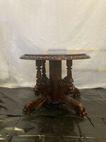 Richly carved eclectic style table