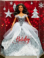 Karácsonyi Leárazás Barbie Signature Holiday Doll with Wavy Hair Collector Edition 2021