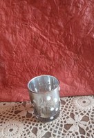 Silver speckled festive glass candle holder glass Christmas decoration, recommend!