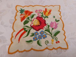 Old Kalocsa embroidered small tablecloth