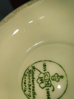Porcelán tejtartó, 4dl Alján zöld koronás márkajelzés: HUTSCHENREUTHER HOHENBERG BAVARIA 1814 - 1914