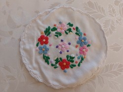 Old Kalocsa embroidered small tablecloth