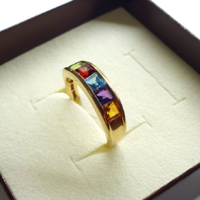 Colorful stone ring