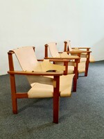 Mid Century Vintage fotelek-Safari székek TRIENNA, Carl Axel Acking, 1950-es évek az NK számára
