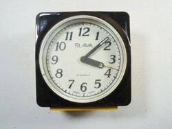 Retro old slava 11 jewels soviet plastic alarm clock alarm clock alarm clock - made in ussr