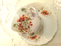 Booked crawfish r. Partly cheaper English porcelain flower pattern poppy coffee tea cup