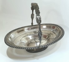 1865 Silver Plated Centerpiece with Handles, Rogers, Smith & Co., Hartford