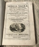 Another -10,000!!!Biblia sacra 1769 - quarter price!!! -
