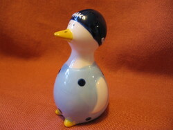 Fishbone porcelán pingvin figura