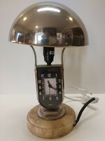 Mofém art deco style lamp with clock