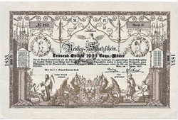 Austria 1000 gulden 1853 replica unc