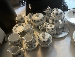 Hollóháza teás, aprósüteményes porceláncsomag