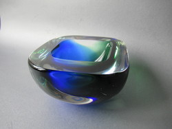 Murano sommerso glass table decoration bowl (marked: oball)