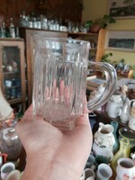 Régi 3 dl-es korsó söröskorsó pohár nosztalgia üveg