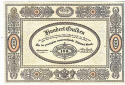 Ausztria 100 osztrák-magyar gulden 1825 REPLIKA UNC