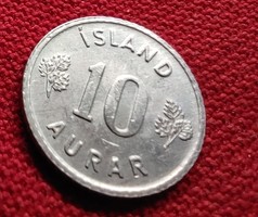 Izland 1974. 10 aurar