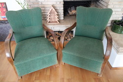 2 Art Deco rumba armchairs