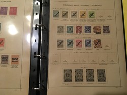 1871-1928 Deutsches Reich bélyegek kapcsos előnyomott berakóban 2.rész
