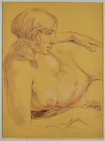 XX. No. Front Hungarian painter: reclining nude