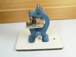 Retro old band saw model mini toy school demonstration tool approx. 1960s