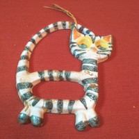 Ceramic cat damaged