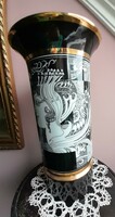 Szász Endre- féle Hollóházi dekoratív váza