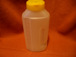 Retro liter, measuring water bottle, flask, bottle, Thailand plastic