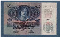 50 Korona 1914 without stamp