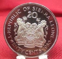 Sierra Leone 1980. 20 cent. UNC!
