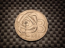 Csehszlovákia 3 korona, 1968 Szocialista Köztársaság (CsSzK) (1960 - 1990)