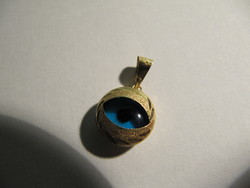 14 Karat (585) special all-seeing eye gold pendant 1.09 grams