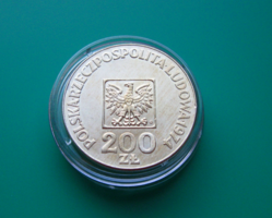 ​200 Zloty 1974 - Ag625 ​- A Lengyel Népköztársaság 30. évfordulójára​