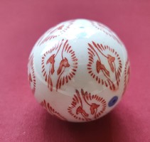 Német porcelán gömb kellék dekoráció dísz