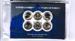 2021 - 75 Years of the HUF - first day mintage in numbered decorative packaging