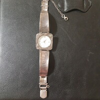 Silver Israeli watch